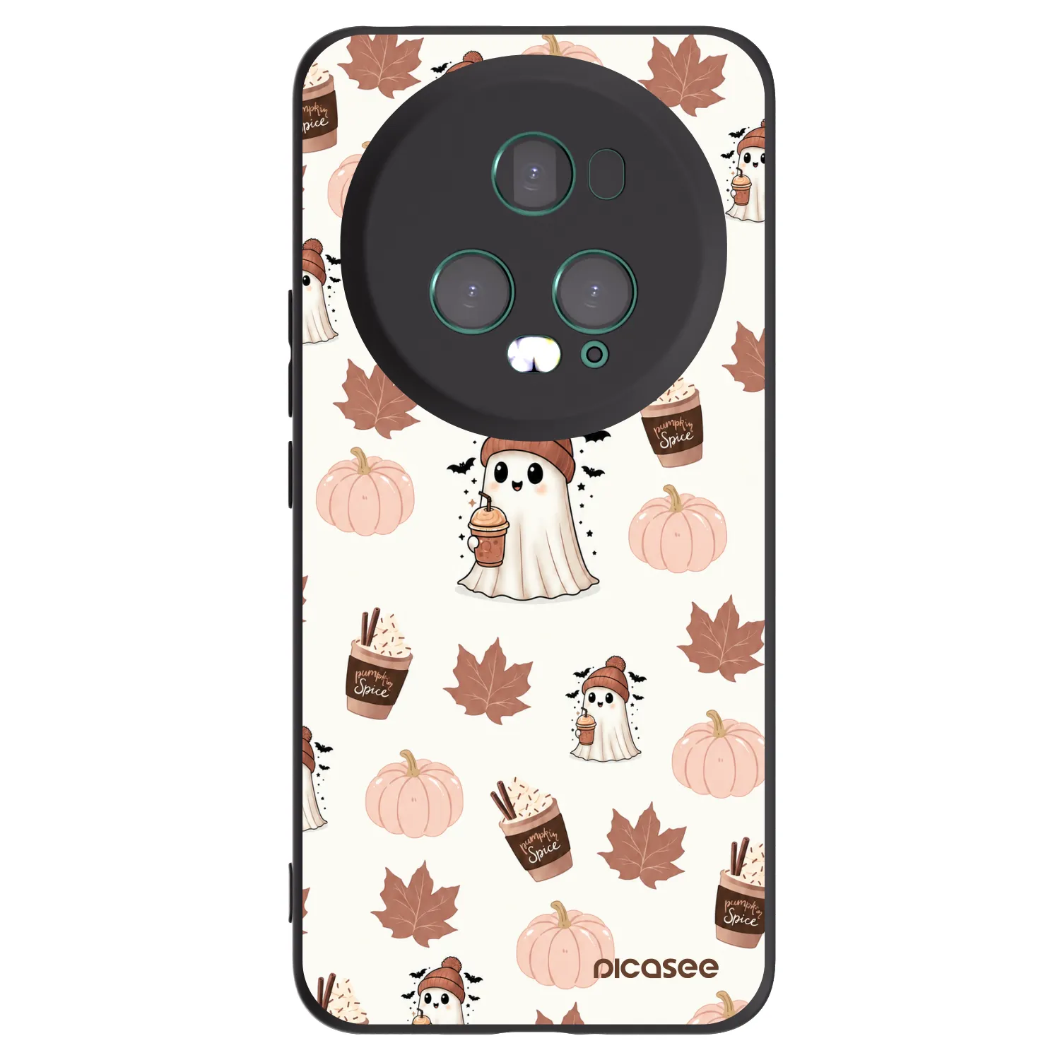 Picasee husă neagră din silicon pentru Honor Magic5 Pro - Pumpkin spice