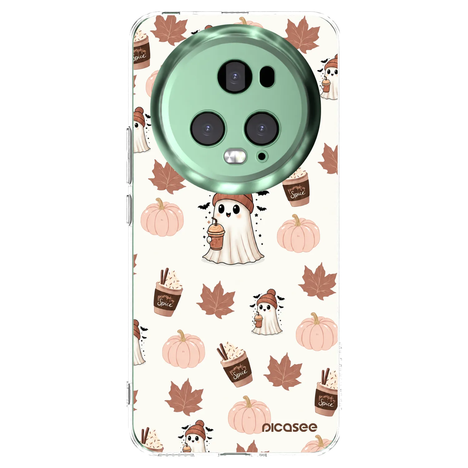 Picasee husă transparentă din silicon pentru Honor Magic5 Pro - Pumpkin spice