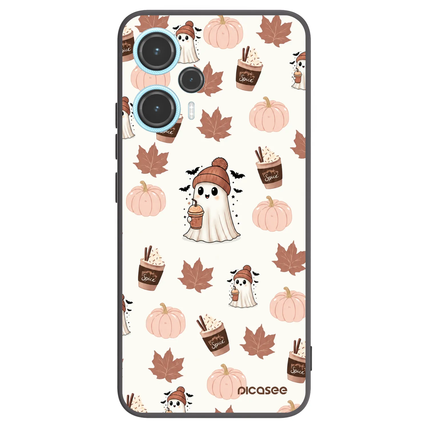 Picasee husă neagră din silicon pentru Xiaomi Poco F5 - Pumpkin spice
