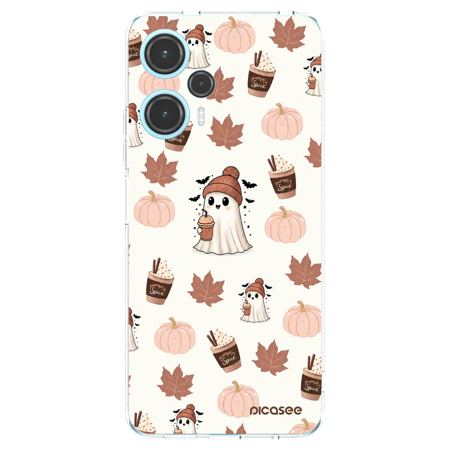 Picasee husă transparentă din silicon pentru Xiaomi Poco F5 - Pumpkin spice