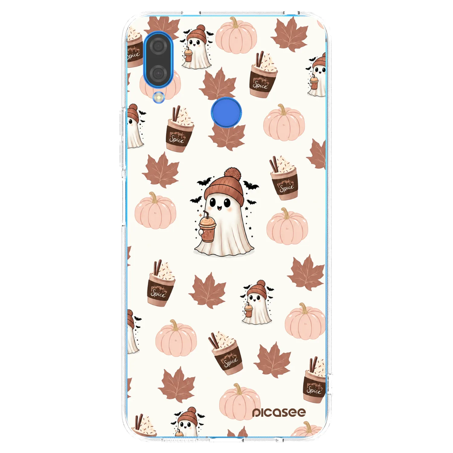 Picasee husă transparentă din silicon pentru Huawei Nova 3 - Pumpkin spice