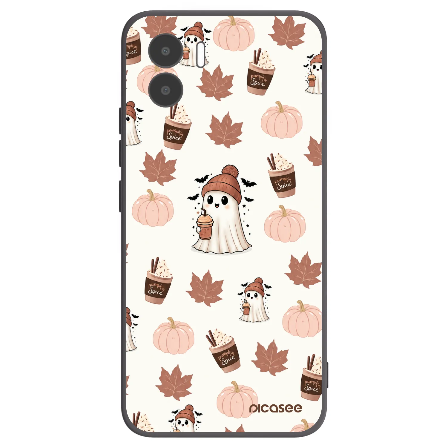 Picasee husă neagră din silicon pentru Xiaomi Redmi A2 - Pumpkin spice