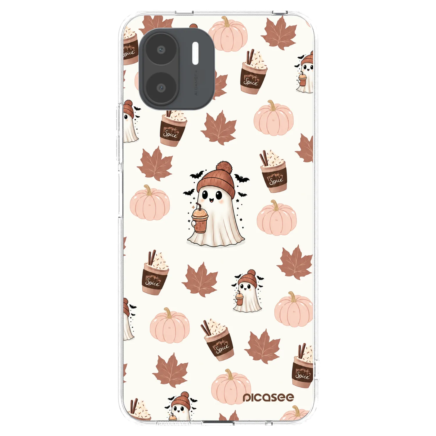 Picasee husă transparentă din silicon pentru Xiaomi Redmi A2 - Pumpkin spice