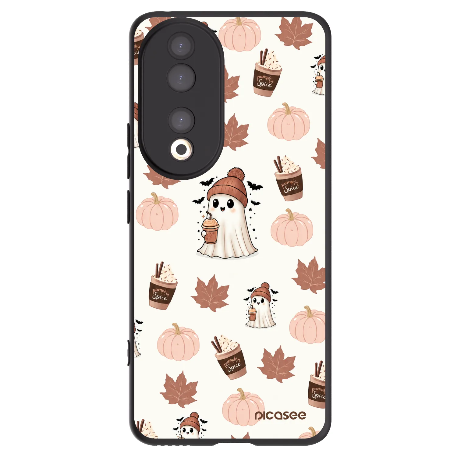 Picasee husă neagră din silicon pentru Honor 90 5G - Pumpkin spice