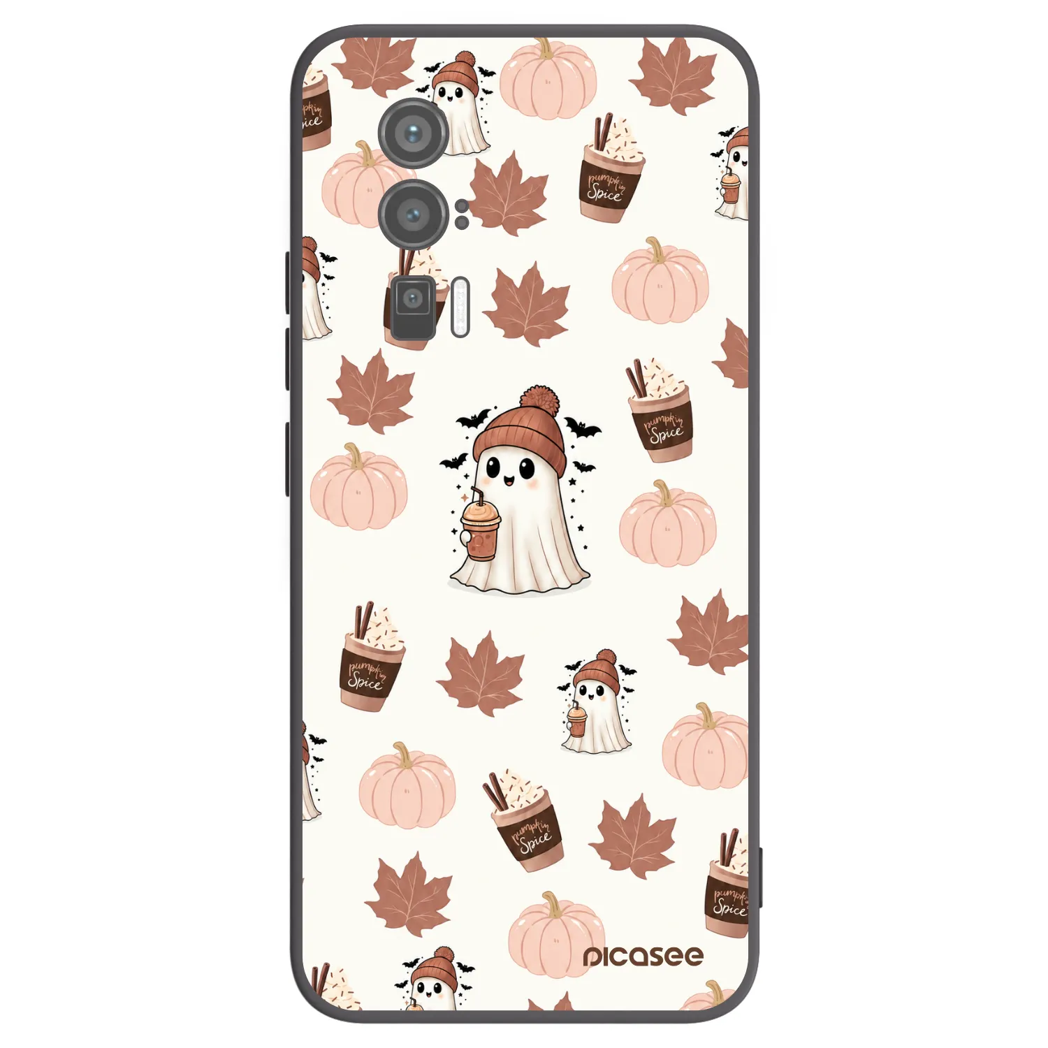 Picasee husă neagră din silicon pentru Xiaomi Poco F5 Pro 5G - Pumpkin spice