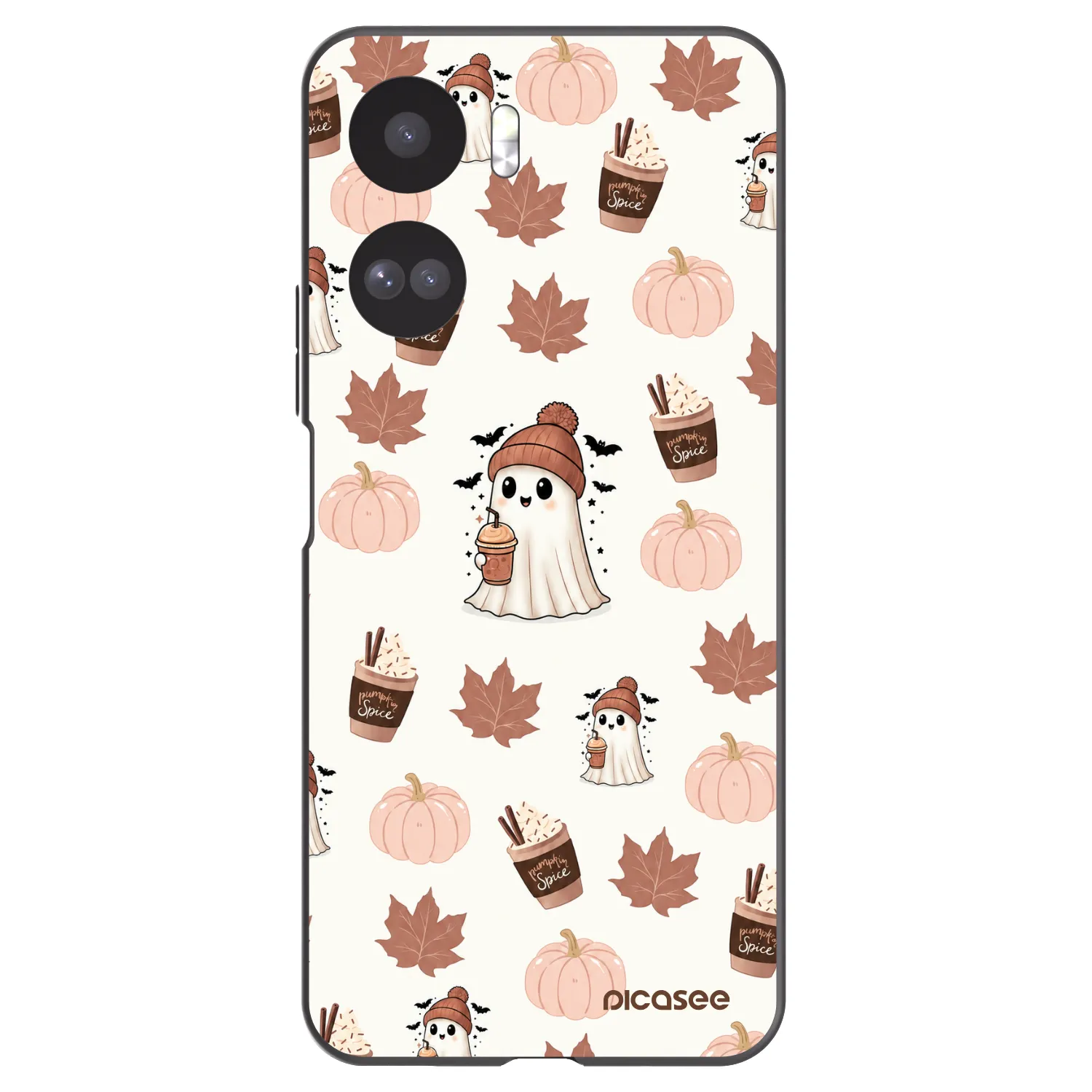 Picasee husă neagră din silicon pentru Honor 90 Lite 5G - Pumpkin spice