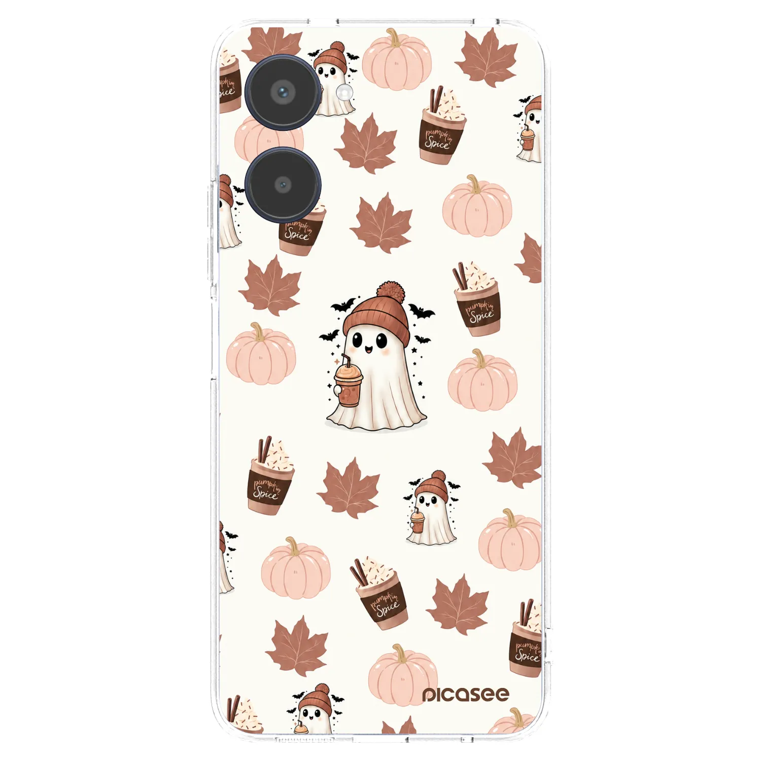 Picasee husă transparentă din silicon pentru Realme 10 4G - Pumpkin spice
