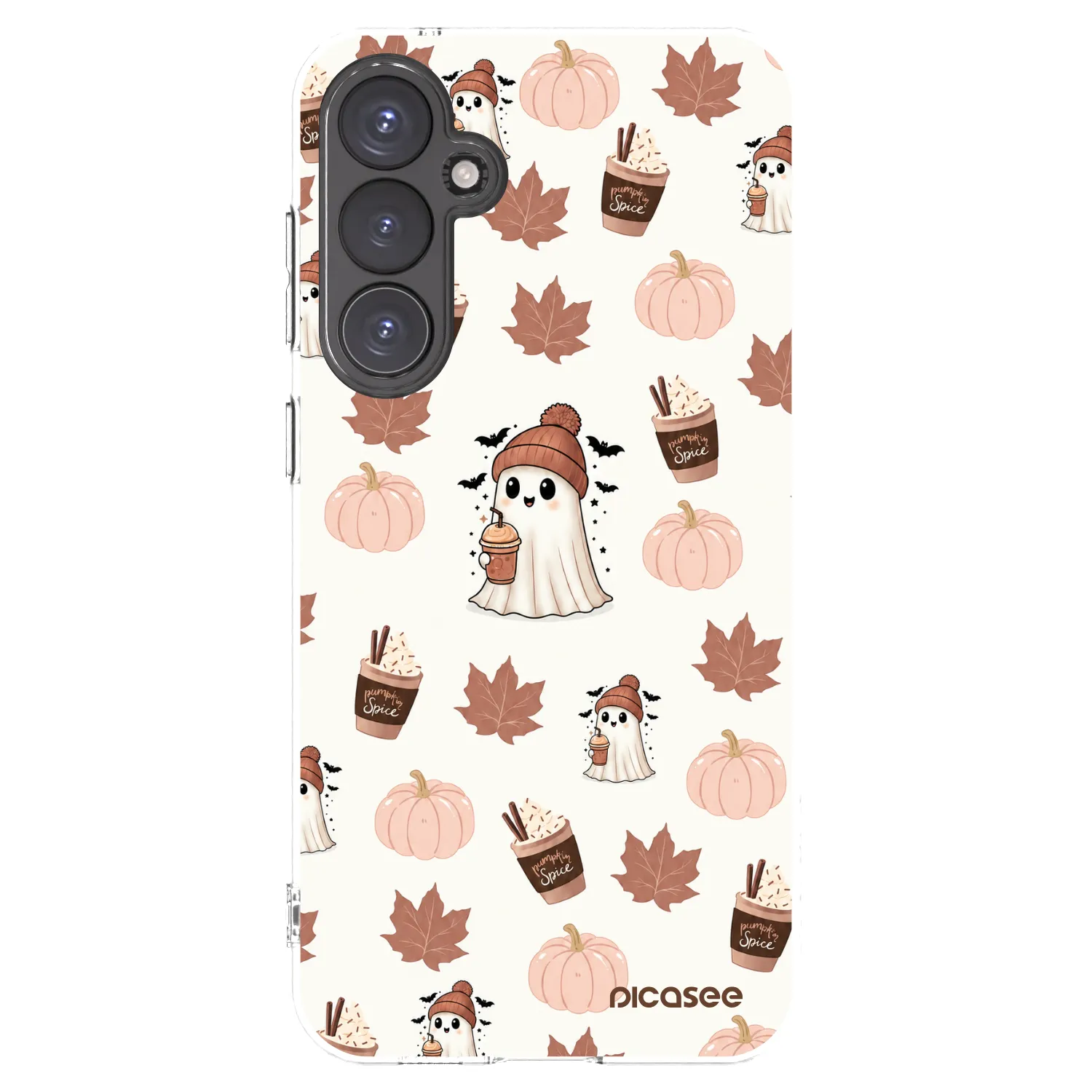Picasee husă transparentă din silicon pentru Samsung Galaxy S23 FE S711B - Pumpkin spice