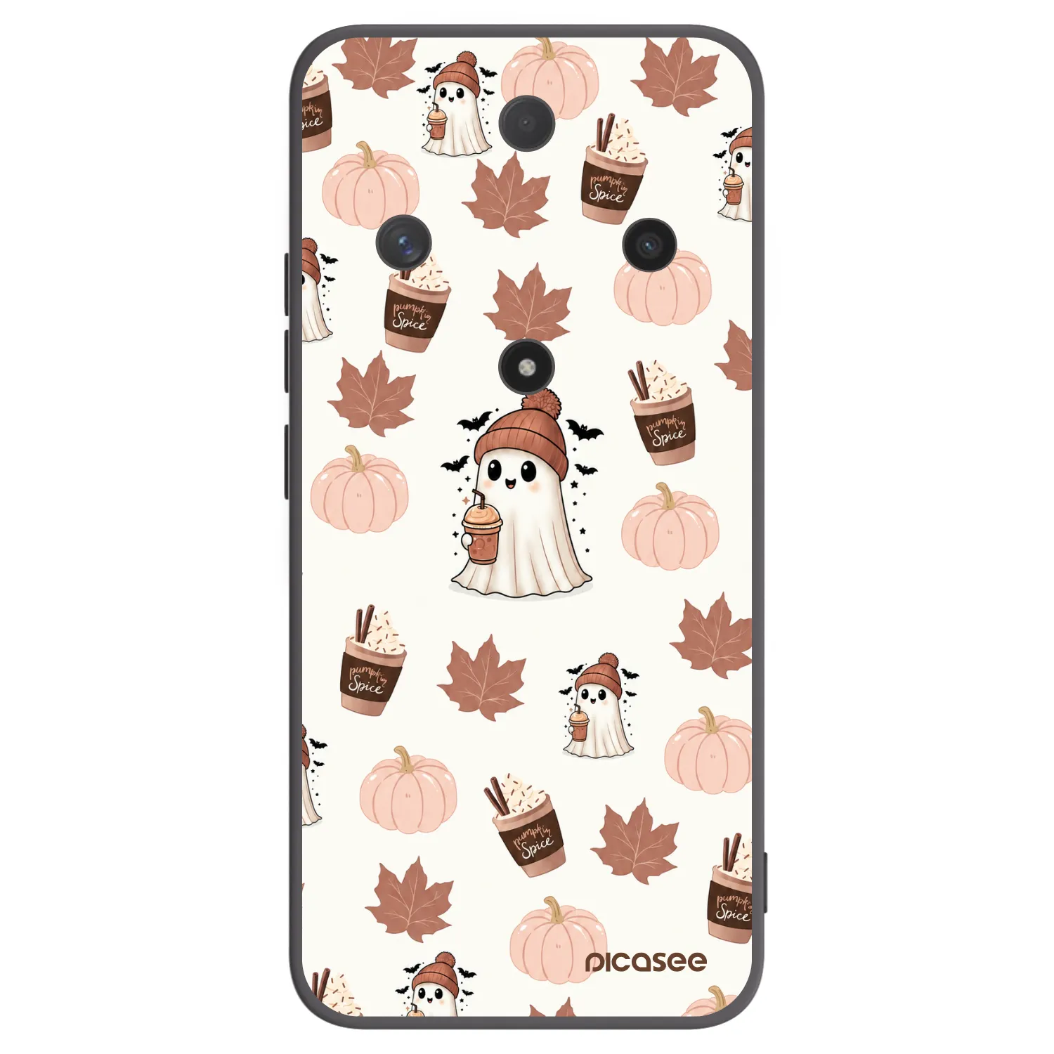 Picasee husă neagră din silicon pentru Honor Magic6 Lite 5G - Pumpkin spice