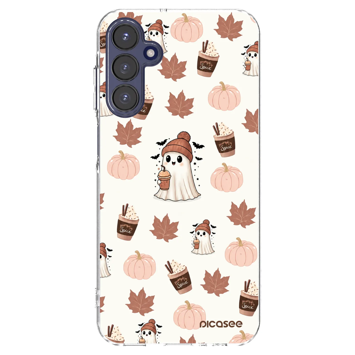 Picasee husă transparentă din silicon pentru Samsung Galaxy A15 A155F 4G - Pumpkin spice