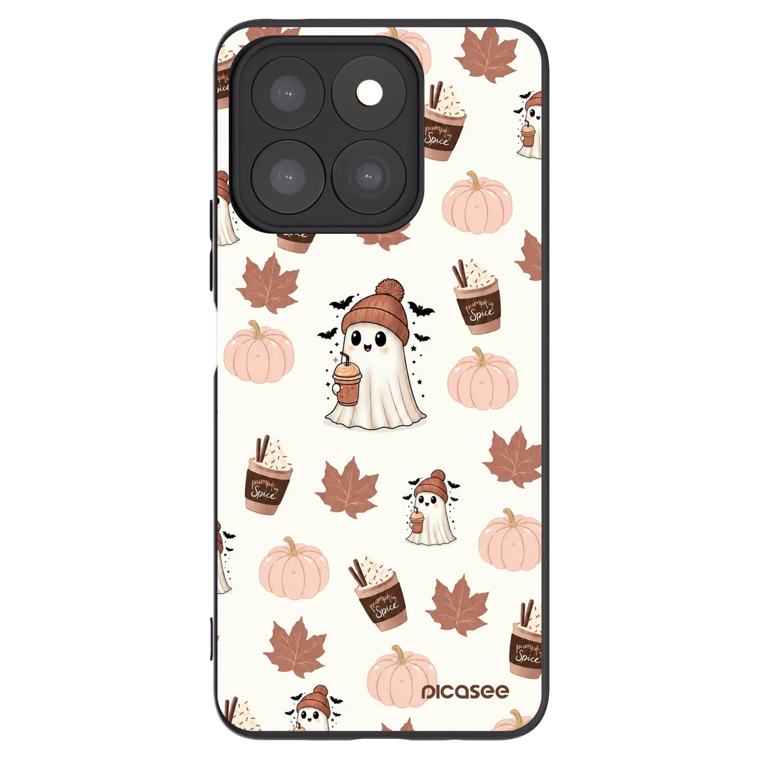 Picasee husă neagră din silicon pentru Honor X8b - Pumpkin spice