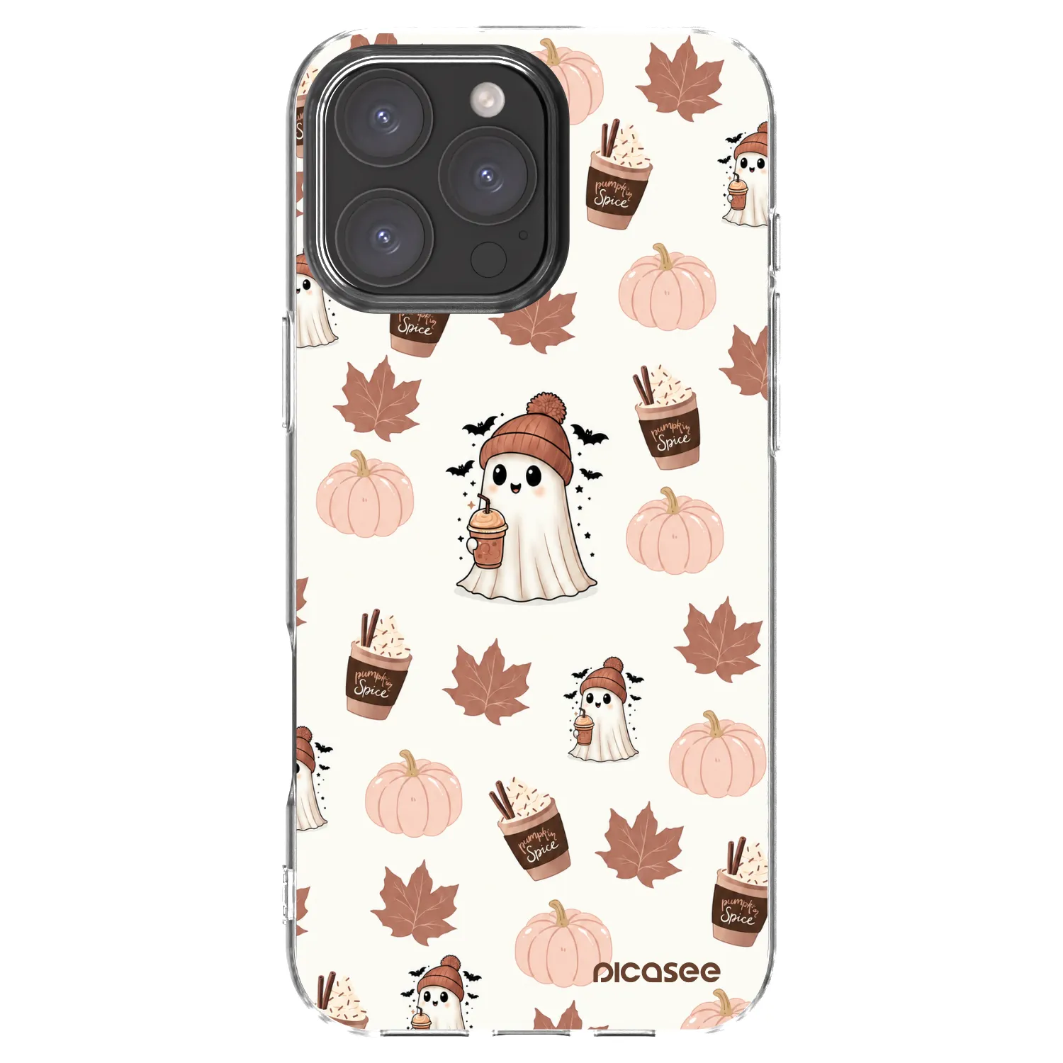 Picasee husă transparentă din silicon pentru Apple iPhone 16 Pro Max - Pumpkin spice