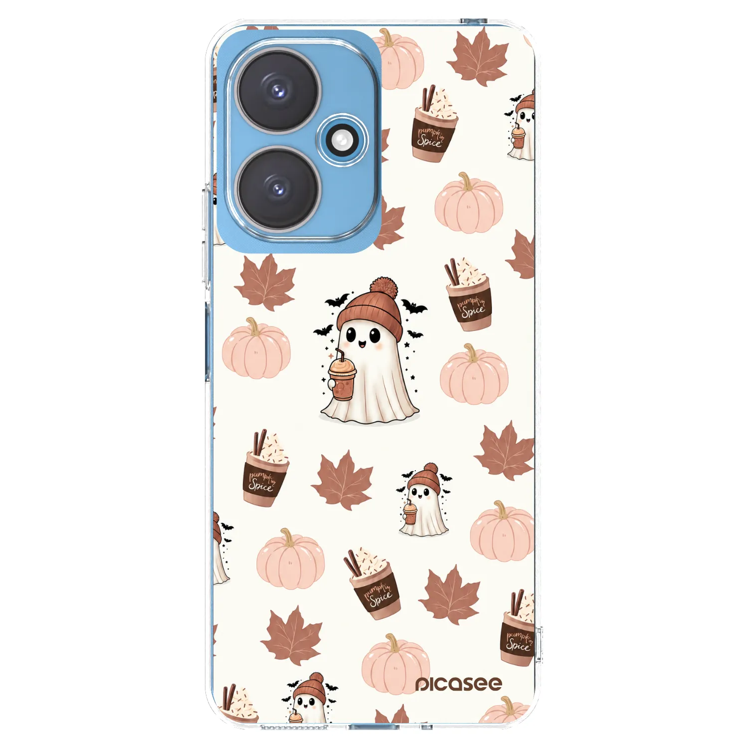 Picasee husă transparentă din silicon pentru Xiaomi Redmi 13C 5G - Pumpkin spice
