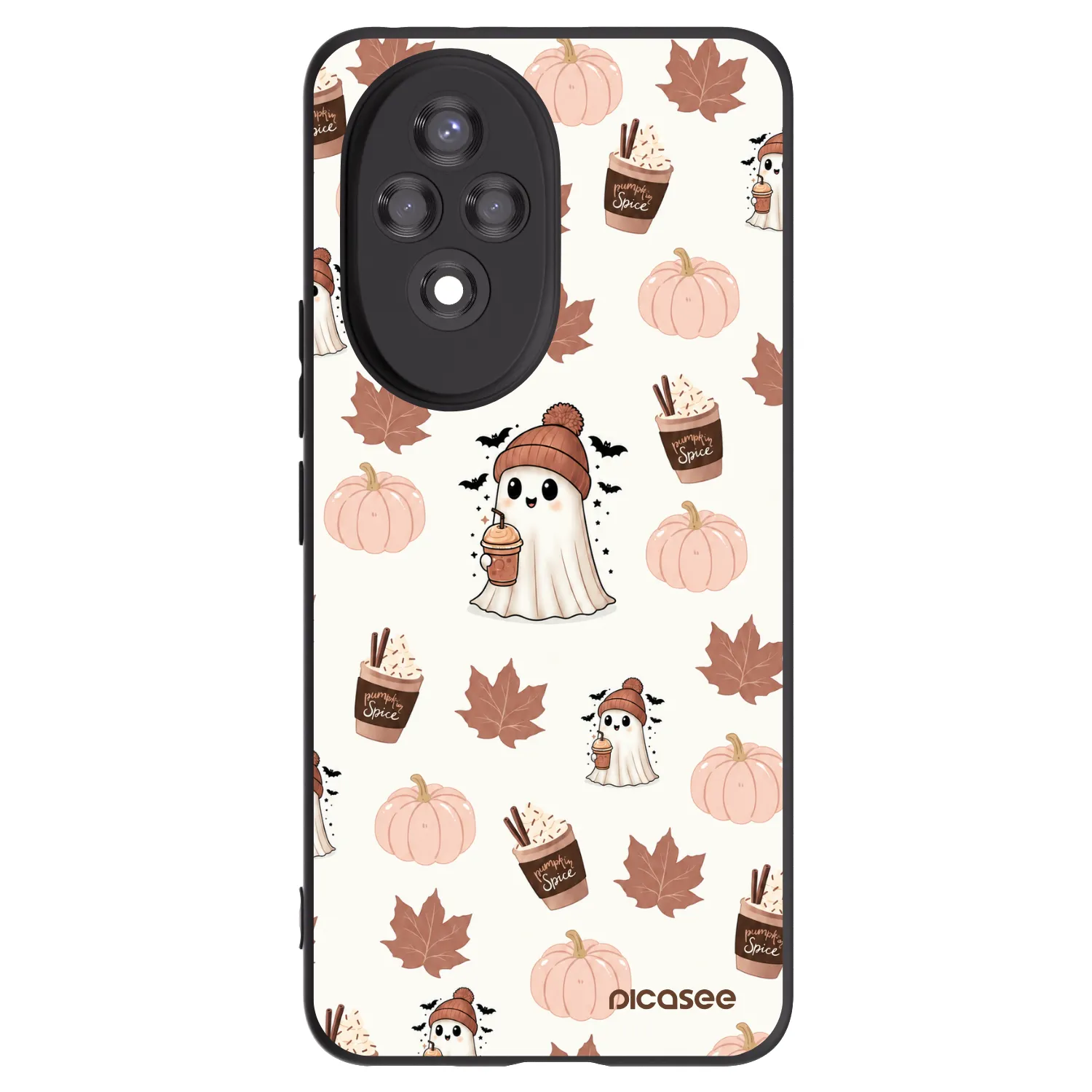 Picasee husă neagră din silicon pentru Honor 200 5G - Pumpkin spice