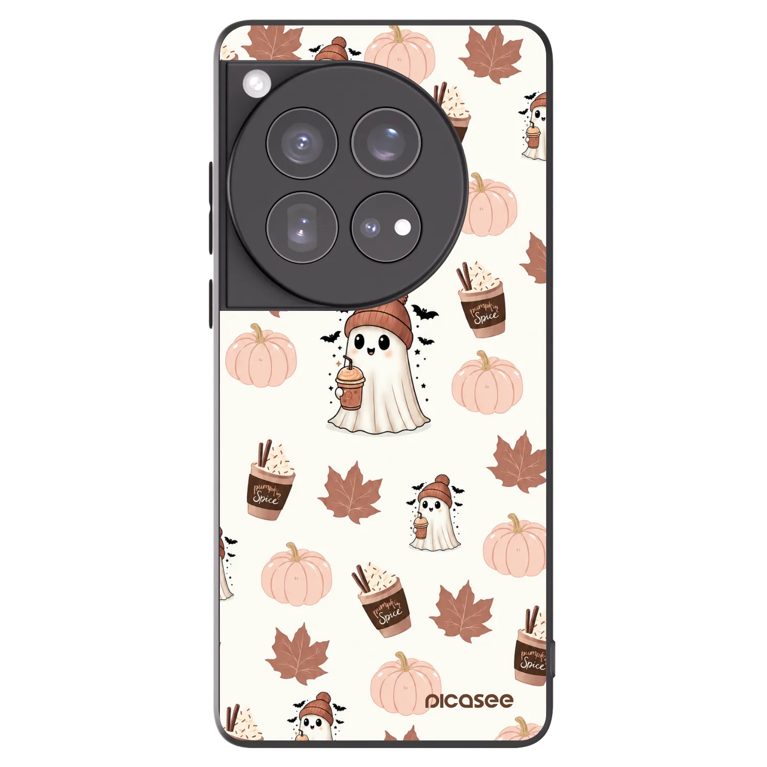 Picasee husă neagră din silicon pentru OnePlus 12 5G - Pumpkin spice