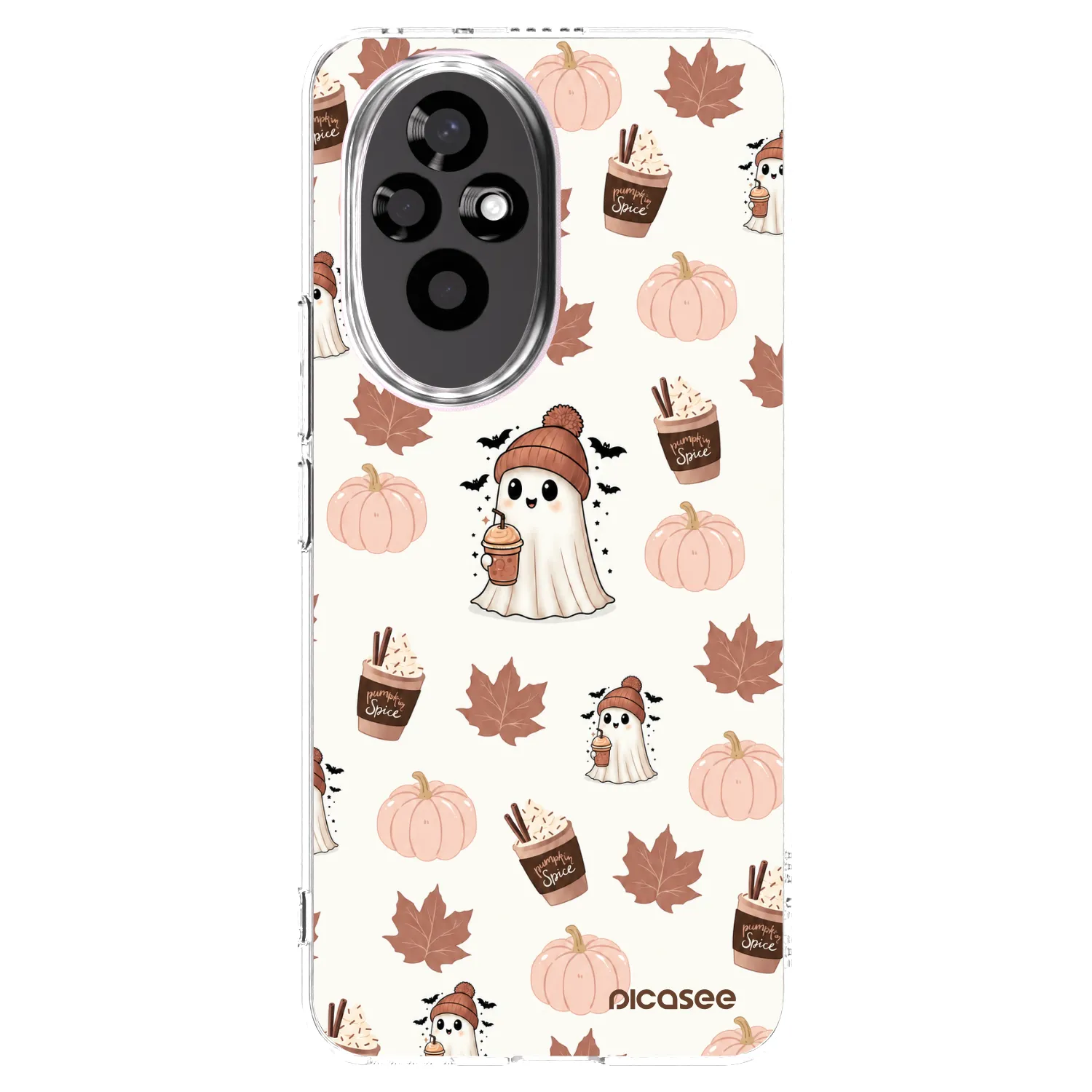 Picasee husă transparentă din silicon pentru Honor 200 Pro 5G - Pumpkin spice