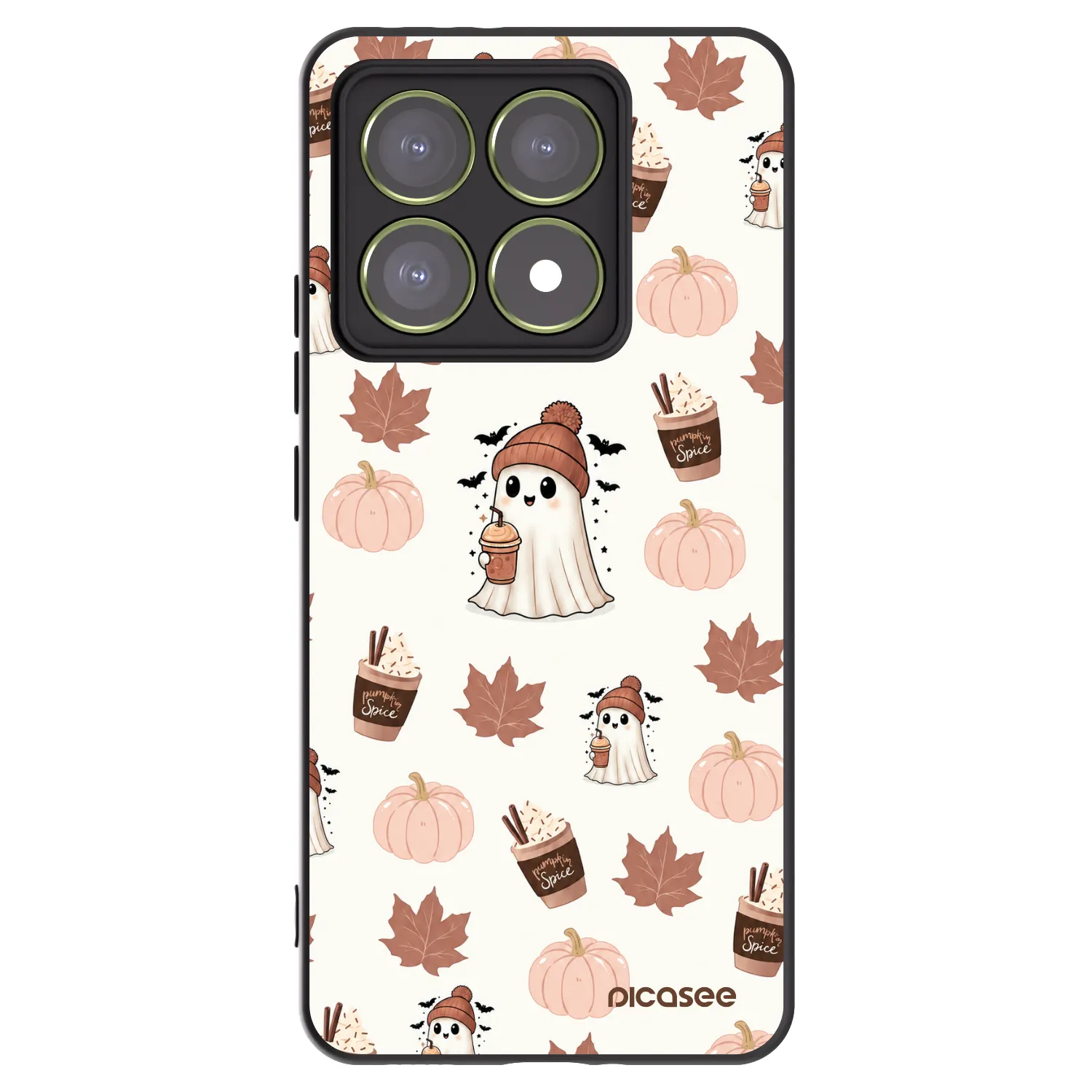 Picasee husă neagră din silicon pentru Xiaomi 14T - Pumpkin spice