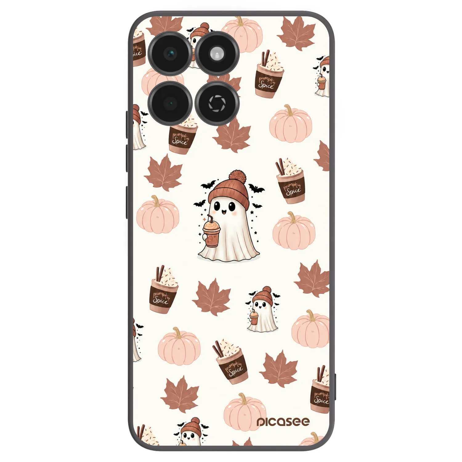 Picasee husă neagră din silicon pentru Honor 200 Smart 5G - Pumpkin spice