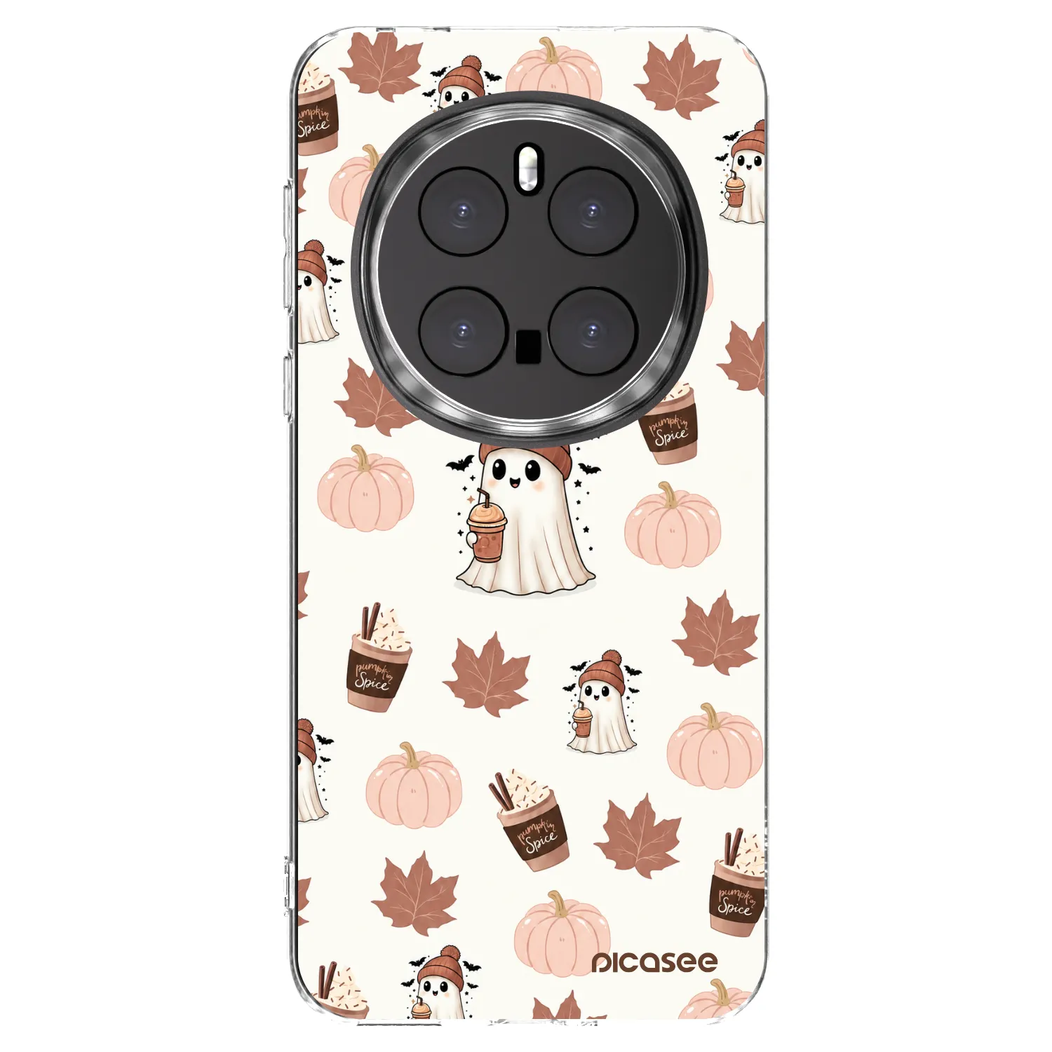 Picasee husă transparentă din silicon pentru Honor Magic7 Pro 5G - Pumpkin spice