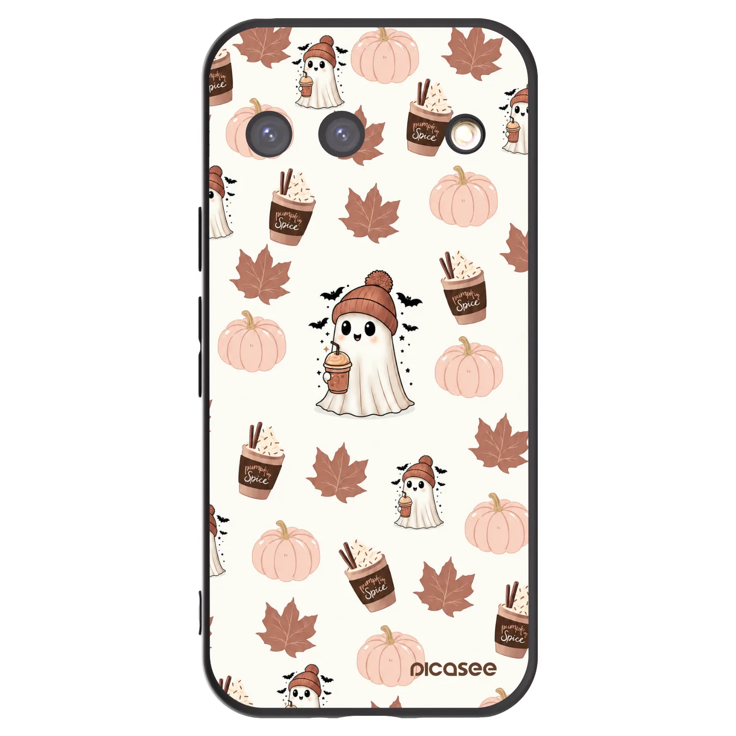 Picasee husă neagră din silicon pentru Google Pixel 9 - Pumpkin spice
