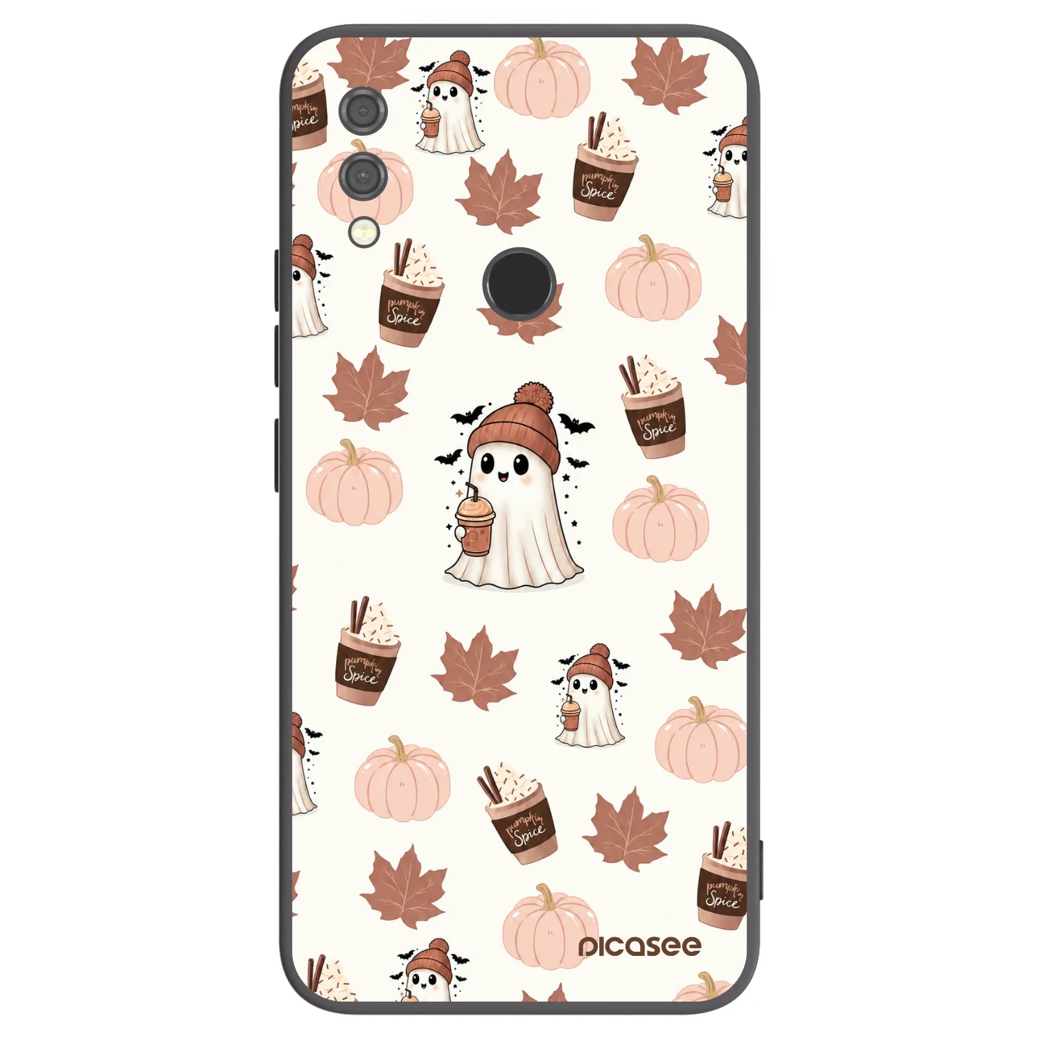 Picasee husă neagră din silicon pentru Xiaomi Redmi Note 7 - Pumpkin spice
