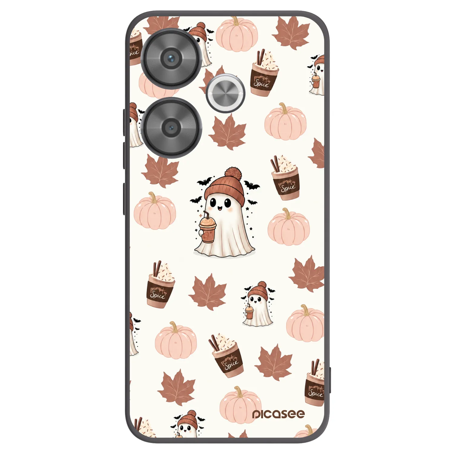 Picasee husă neagră din silicon pentru Xiaomi Poco F6 - Pumpkin spice