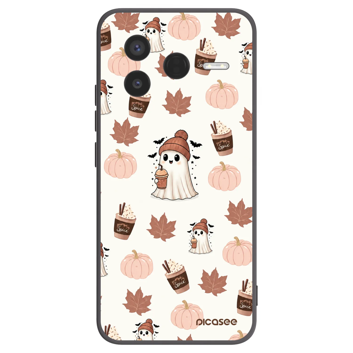 Picasee husă neagră din silicon pentru Xiaomi Poco F7 Pro 5G - Pumpkin spice