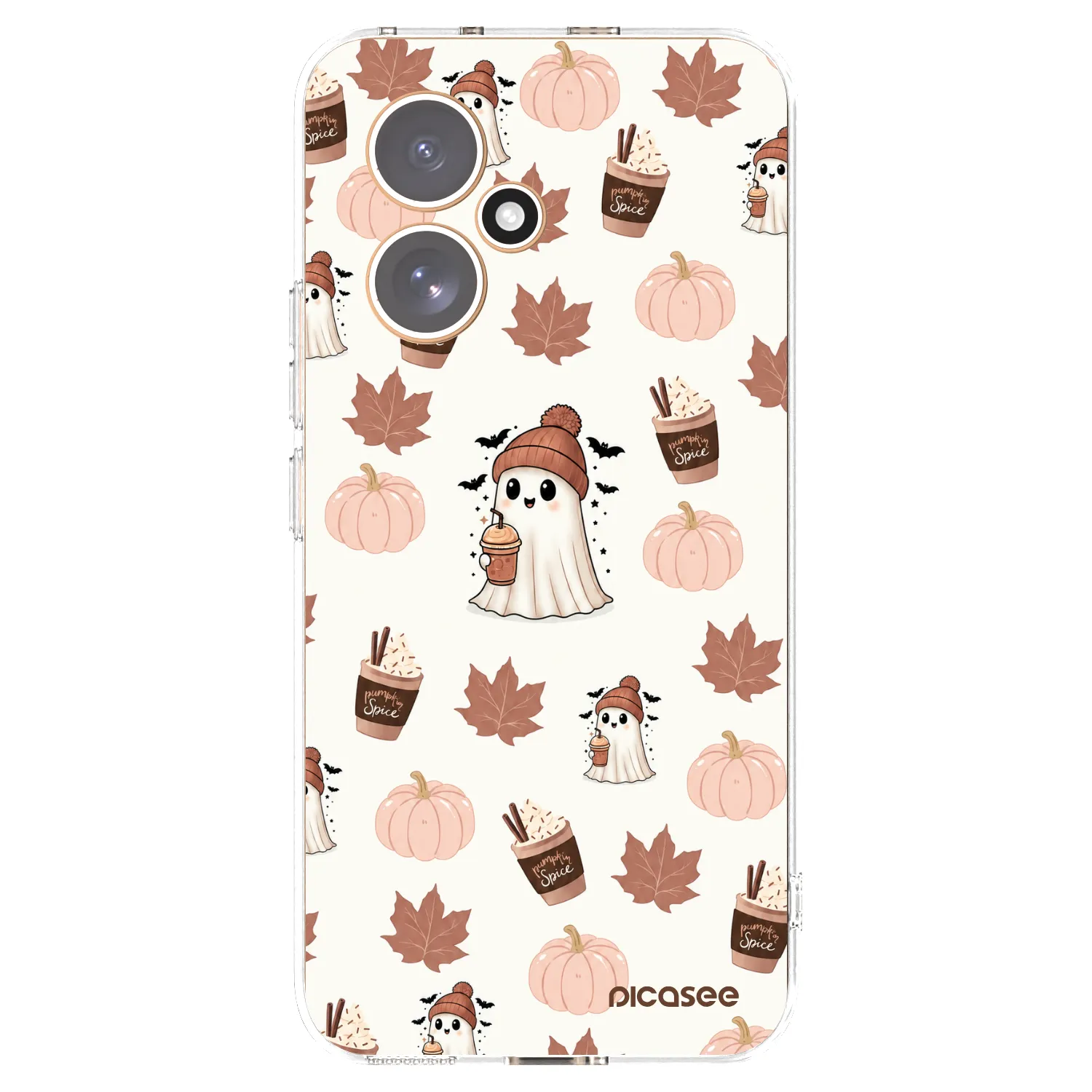 Picasee husă transparentă din silicon pentru Honor 400 5G - Pumpkin spice