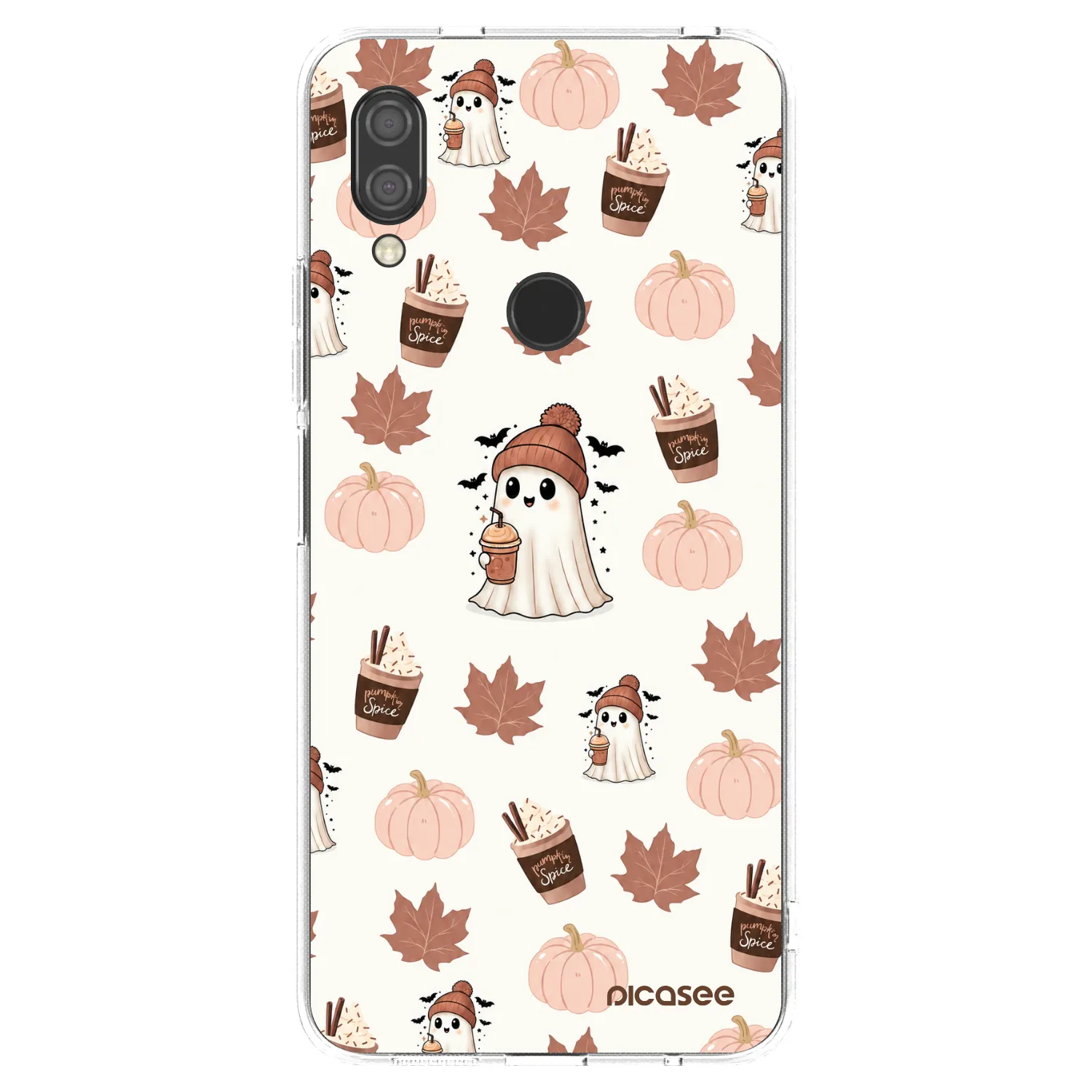 Picasee husă transparentă din silicon pentru Xiaomi Redmi 7 - Pumpkin spice