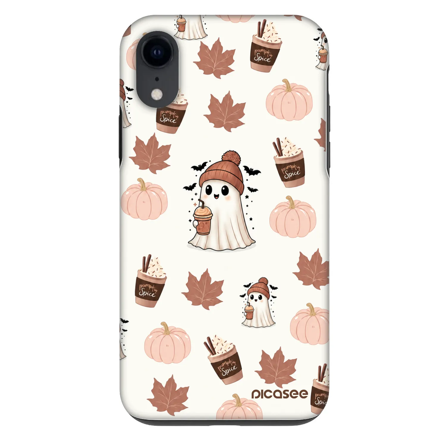 Picasee Fashion Case pentru Apple iPhone XR - Pumpkin spice