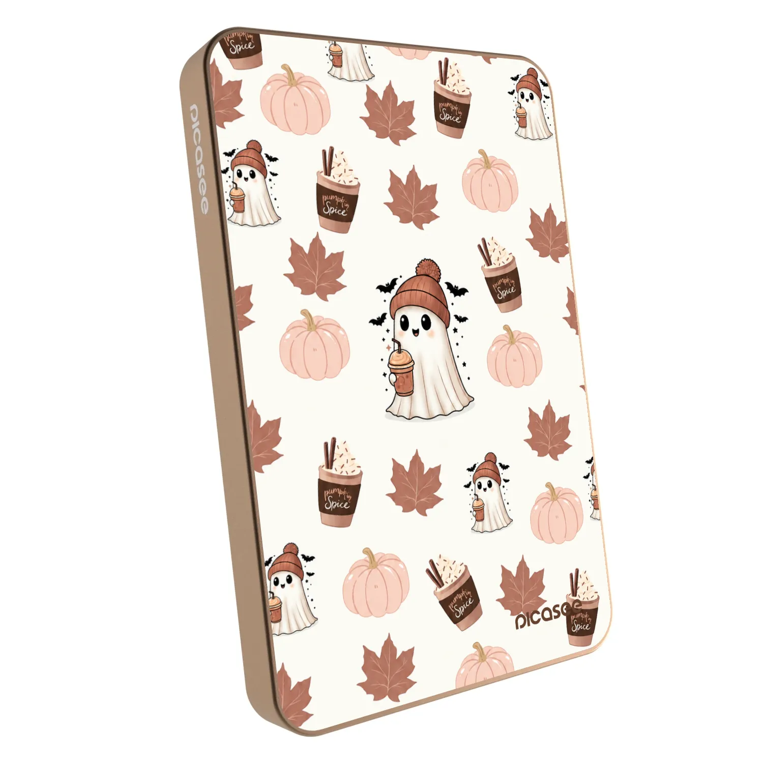 Picasee Powerbank cu MagSafe 5 000 mAh De aur - Pumpkin spice