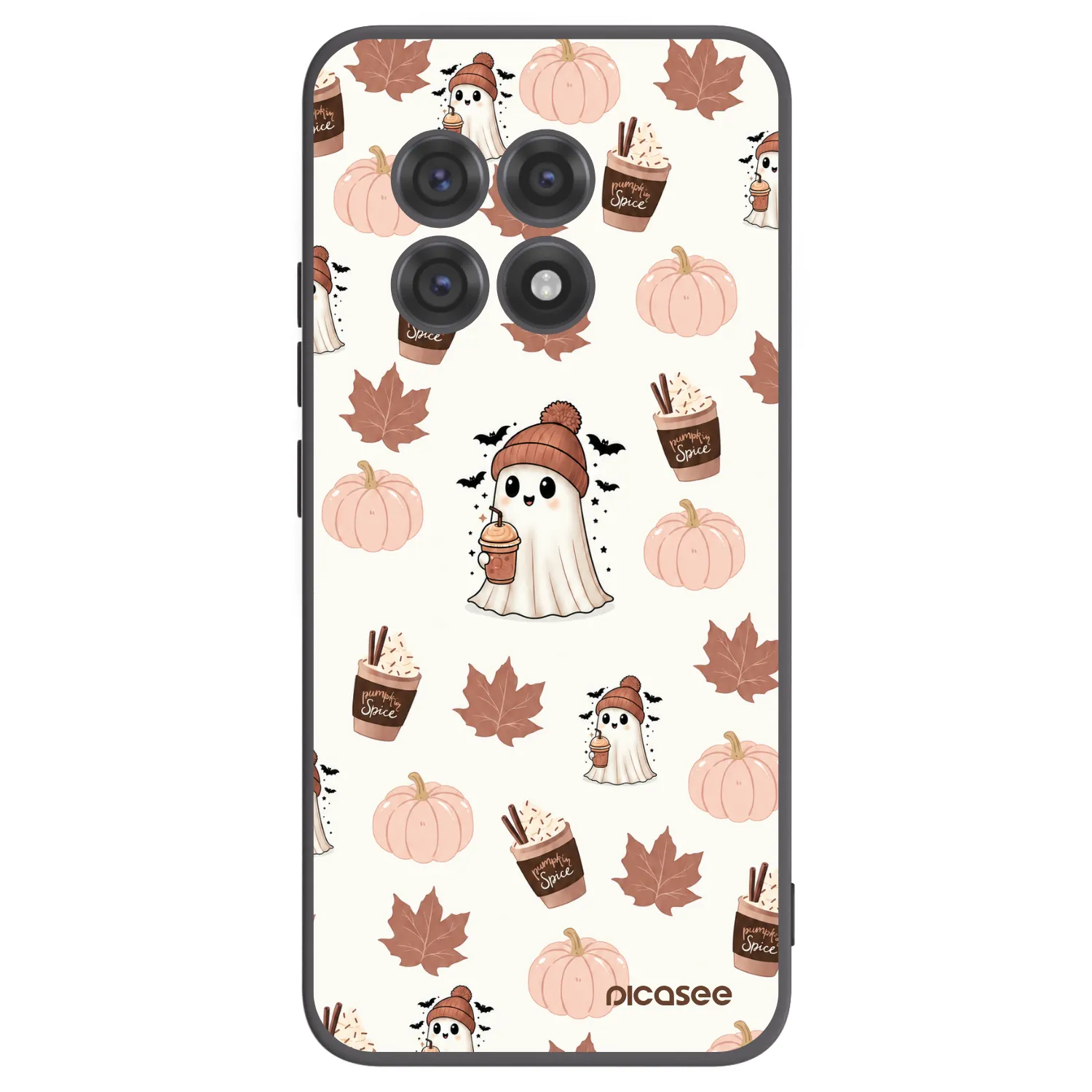 Picasee husă neagră din silicon pentru OnePlus 13R 5G - Pumpkin spice