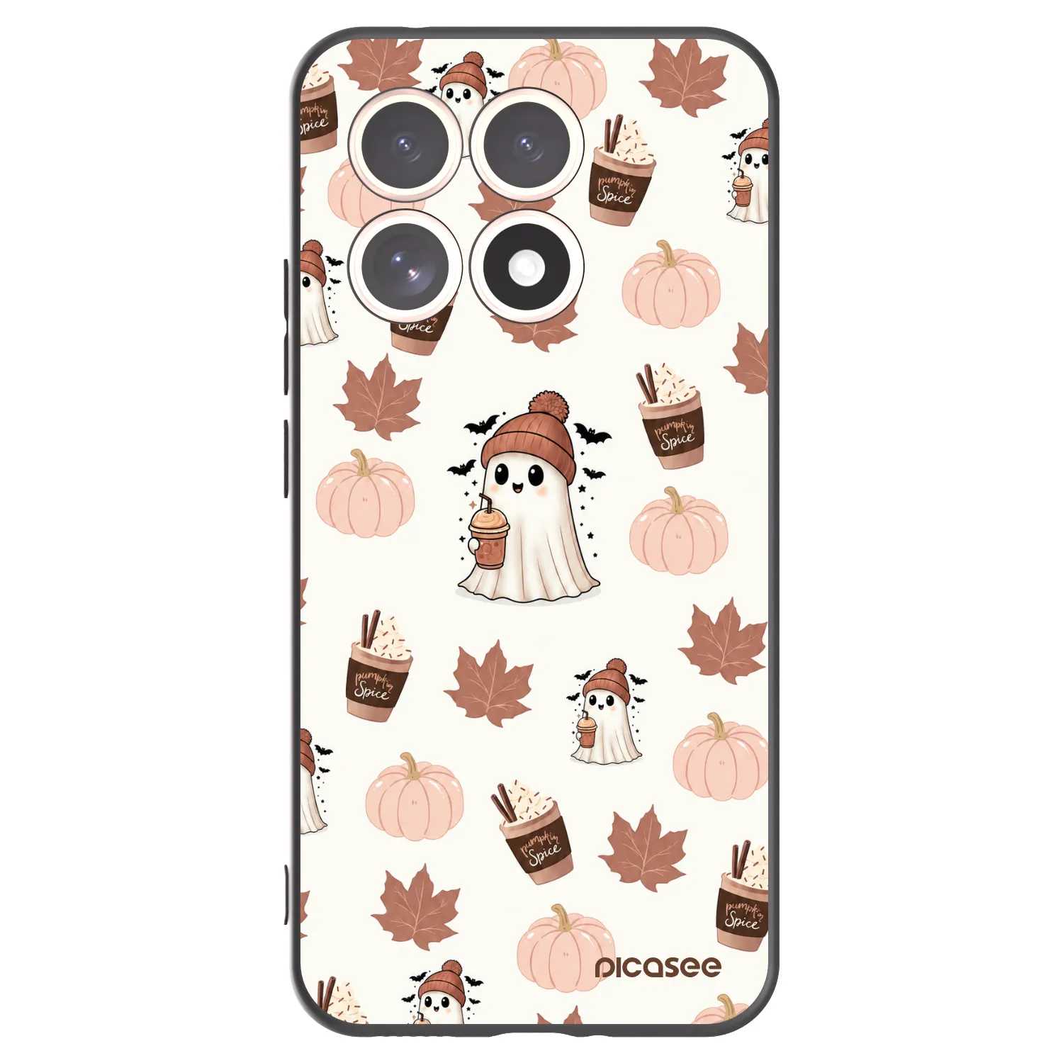 Picasee husă neagră din silicon pentru Xiaomi 15T - Pumpkin spice