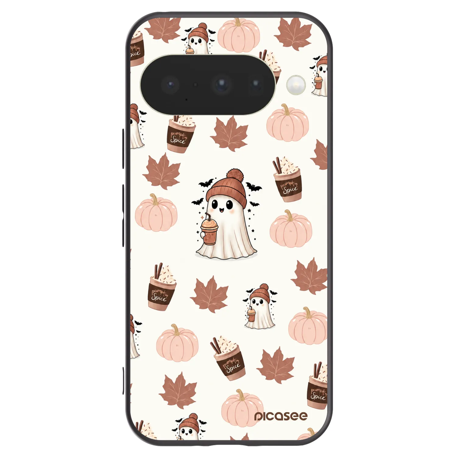 Picasee husă neagră din silicon pentru Google Pixel 10 - Pumpkin spice
