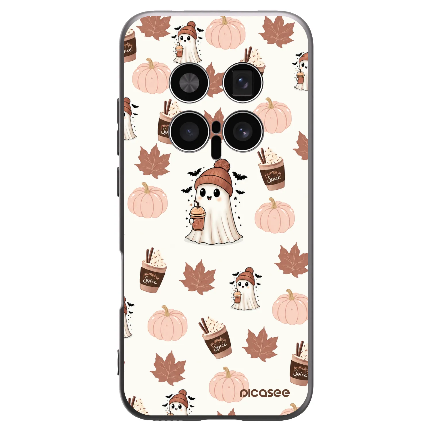 Picasee husă neagră din silicon pentru Honor Magic8 Pro 5G - Pumpkin spice