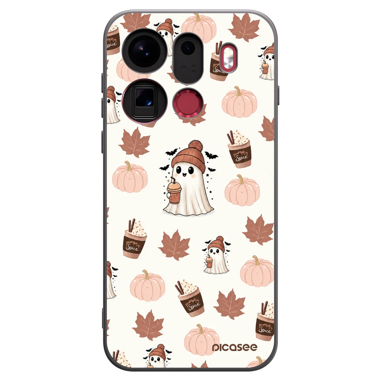 Picasee husă neagră din silicon pentru OPPO Find X9 Pro - Pumpkin spice