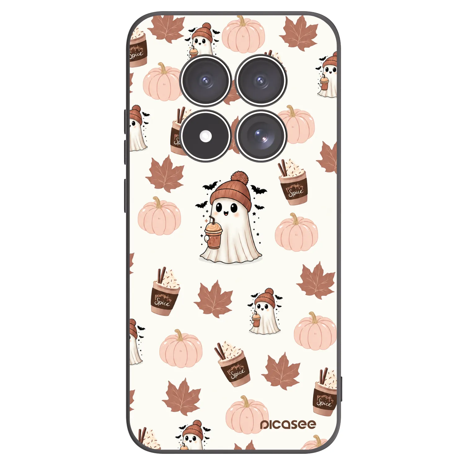 Picasee husă neagră din silicon pentru Xiaomi Redmi Note 15 Pro 5G - Pumpkin spice