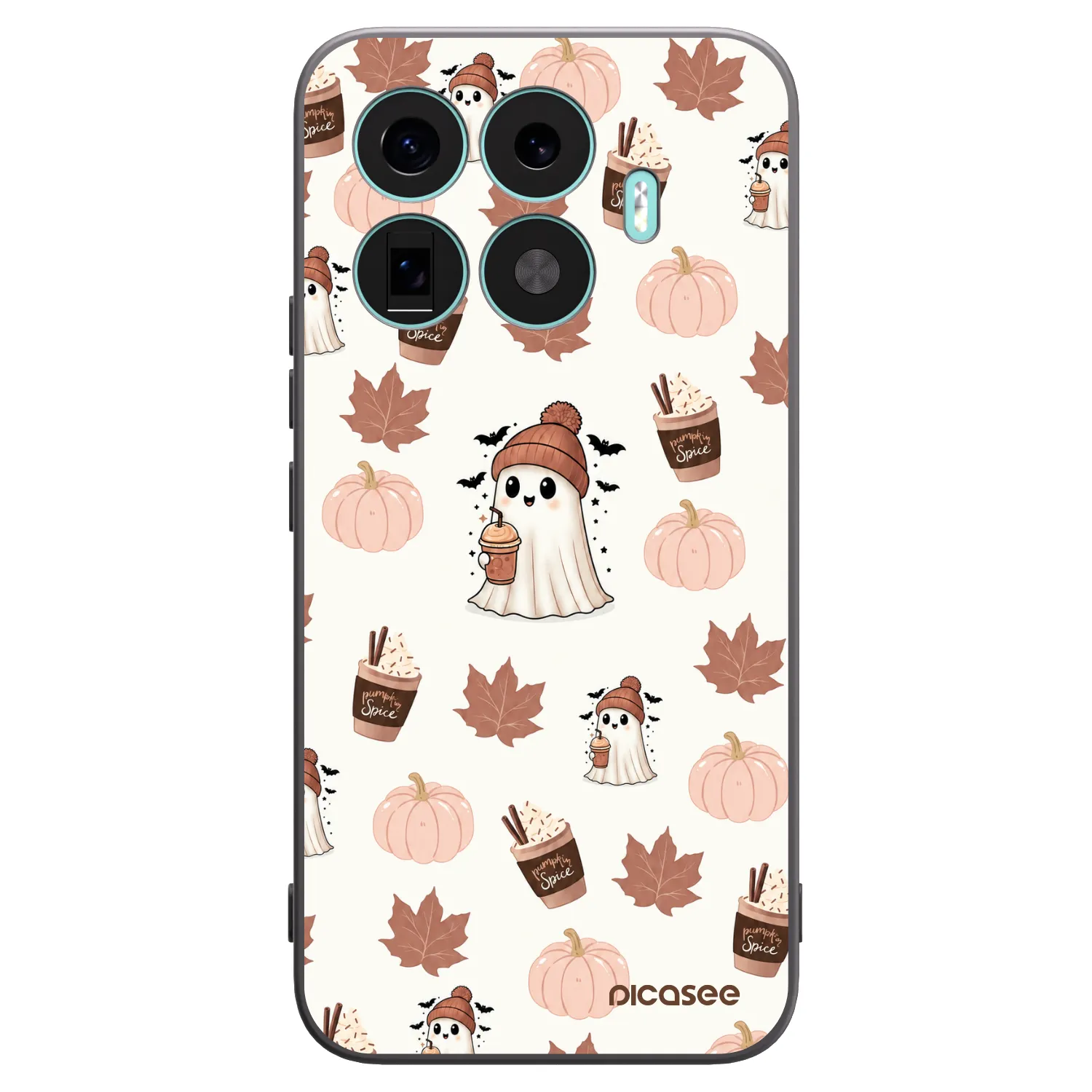 Picasee husă neagră din silicon pentru Xiaomi 17T Pro - Pumpkin spice