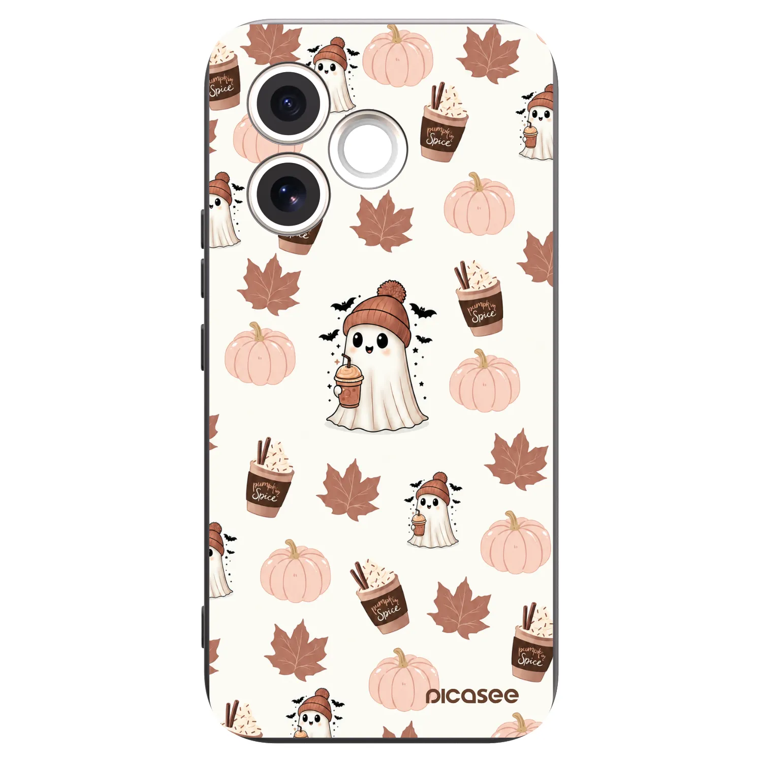Picasee husă neagră din silicon pentru Honor 600 Lite - Pumpkin spice