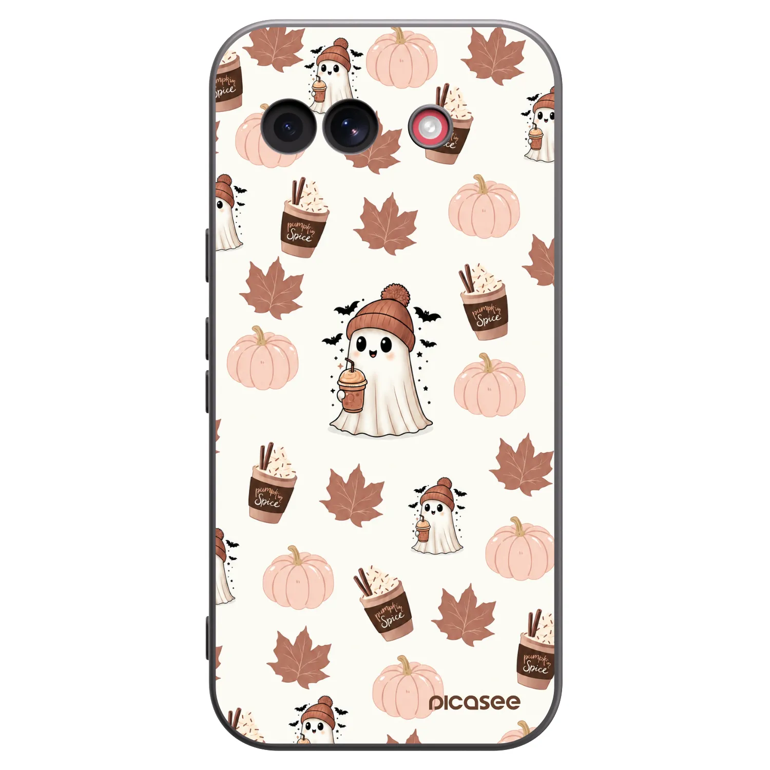Picasee husă neagră din silicon pentru Google Pixel 10a - Pumpkin spice