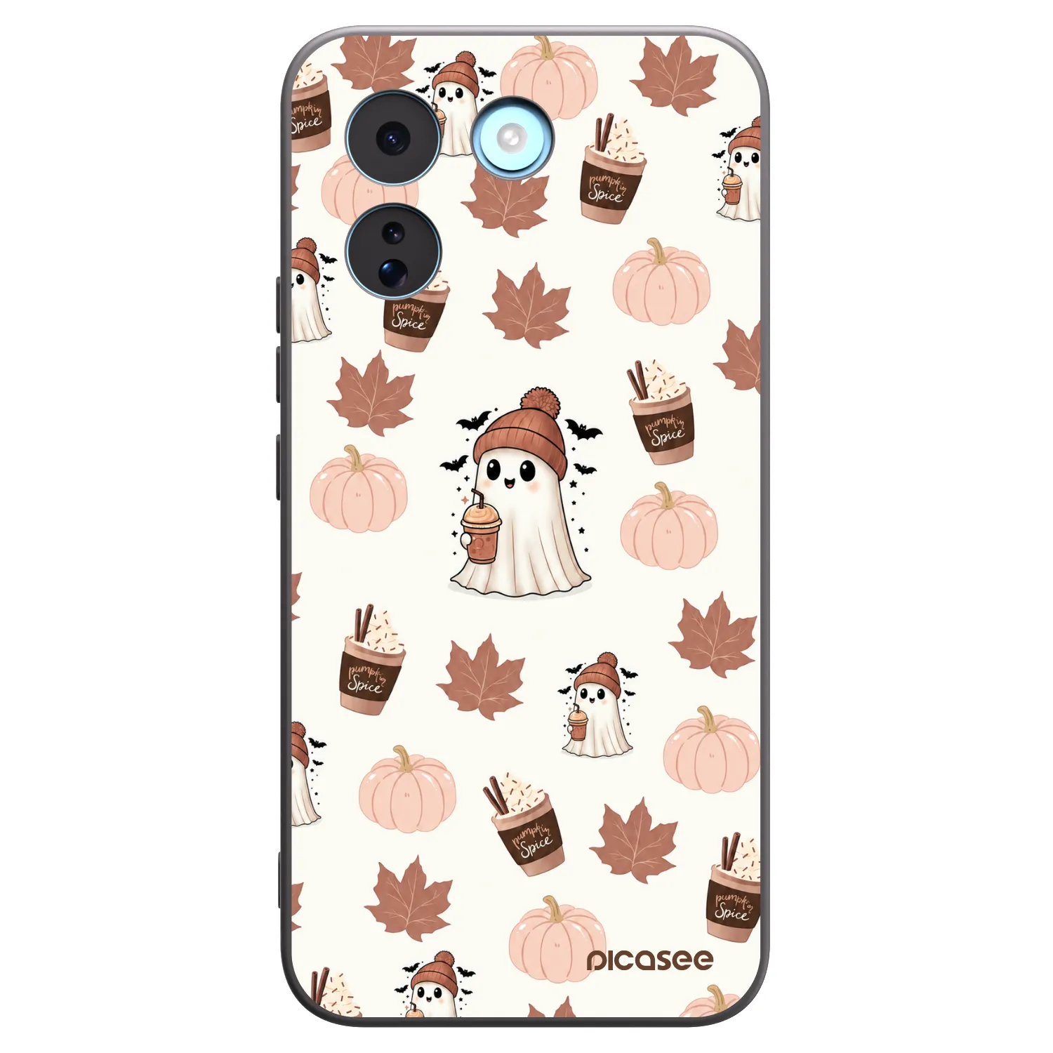 Picasee husă neagră din silicon pentru Xiaomi Redmi Note 17 Pro MAX 5G - Pumpkin spice