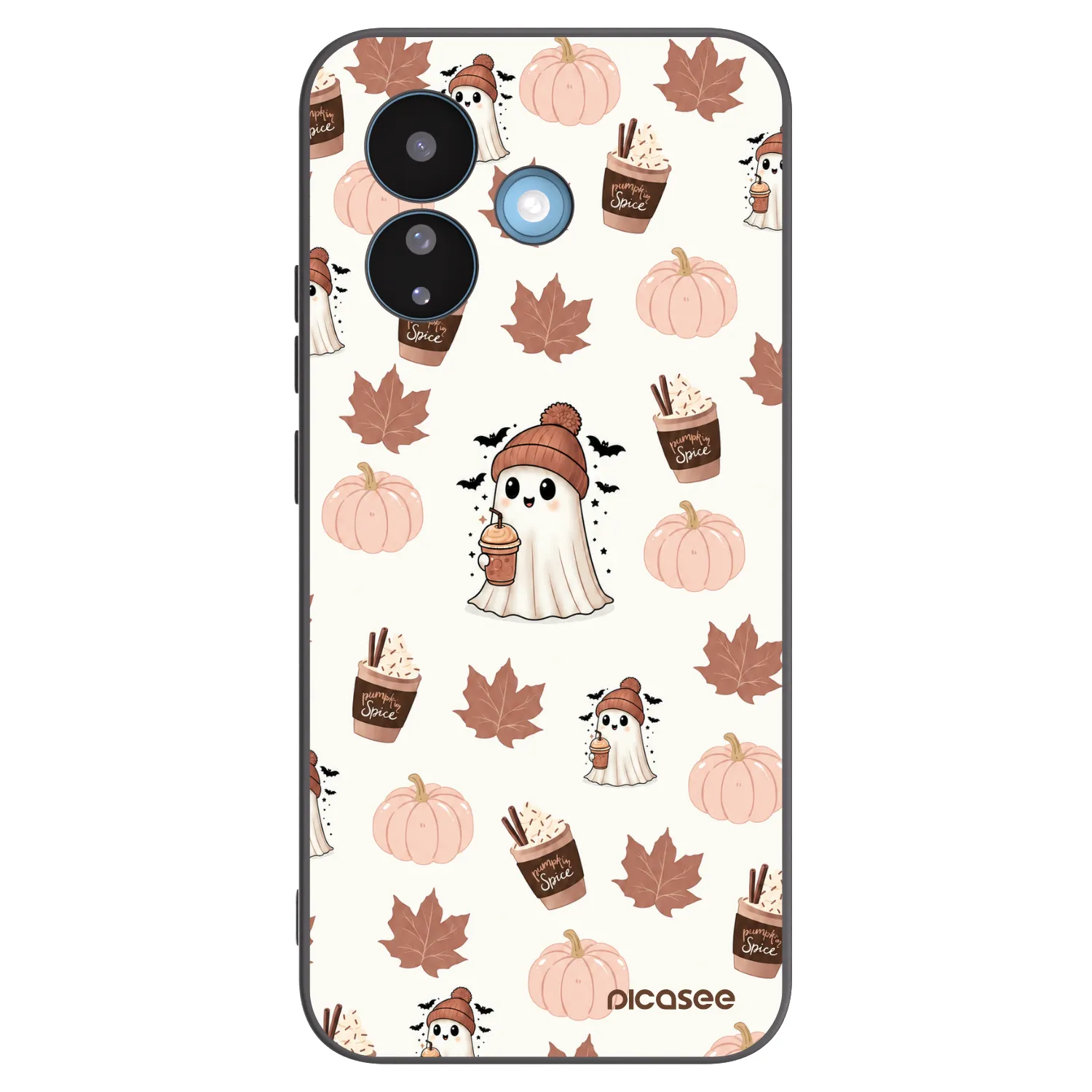 Picasee husă neagră din silicon pentru Xiaomi Redmi Note 17 Pro 5G - Pumpkin spice