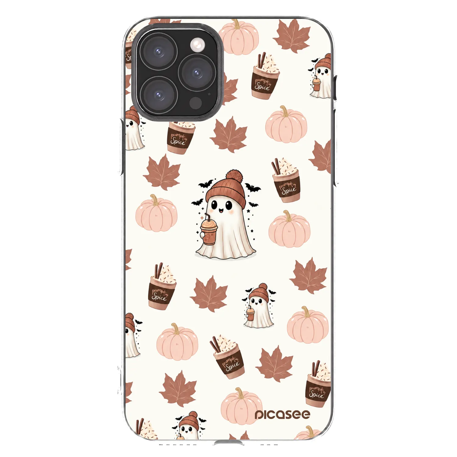 Picasee husă transparentă din silicon pentru Apple iPhone 11 Pro - Pumpkin spice