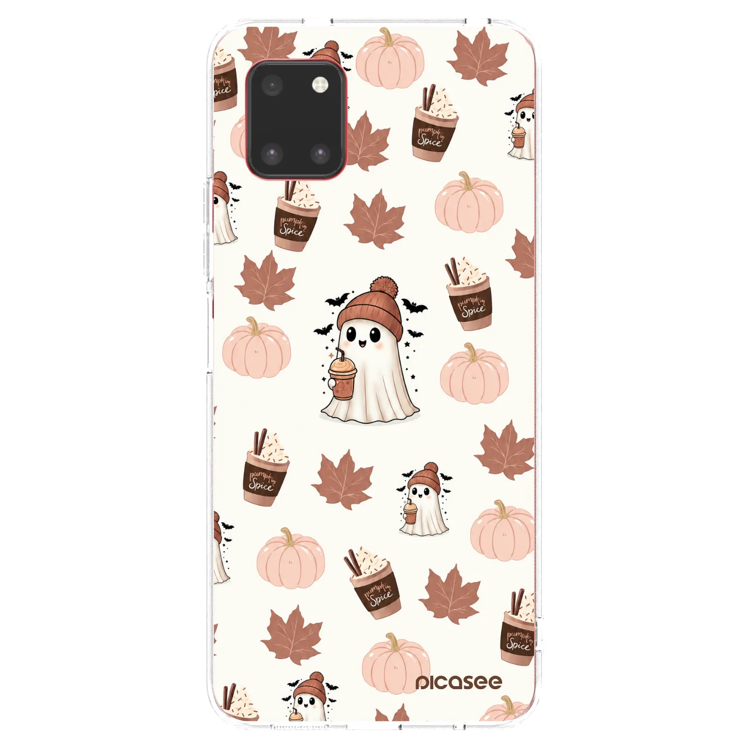 Picasee husă transparentă din silicon pentru Samsung Galaxy Note 10 Lite N770F - Pumpkin spice
