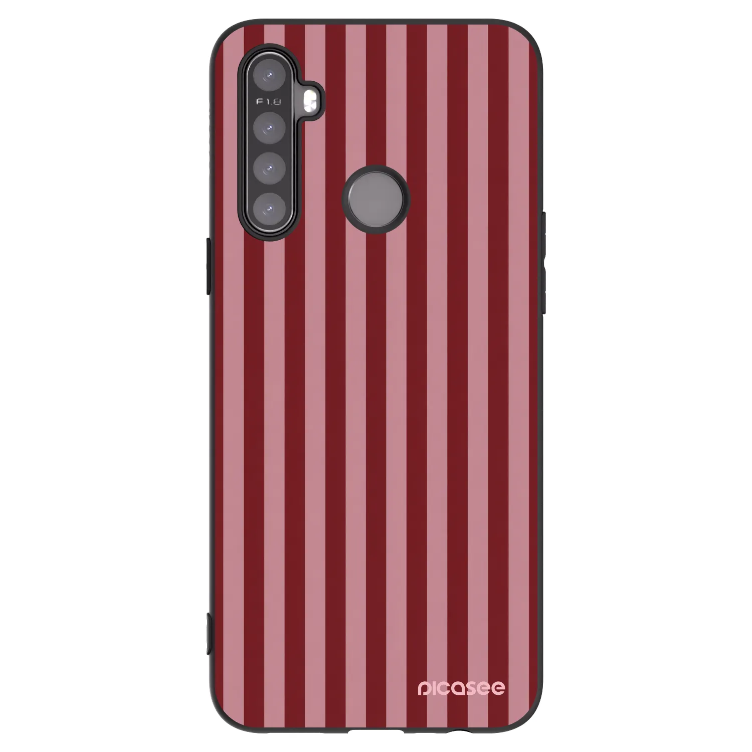 Picasee husă neagră din silicon pentru Realme 5 - Dawn