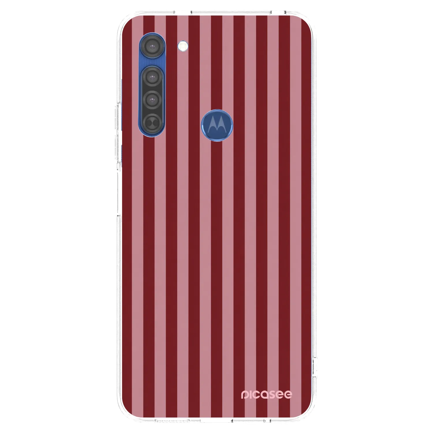 Picasee husă transparentă din silicon pentru Motorola Moto G8 - Dawn