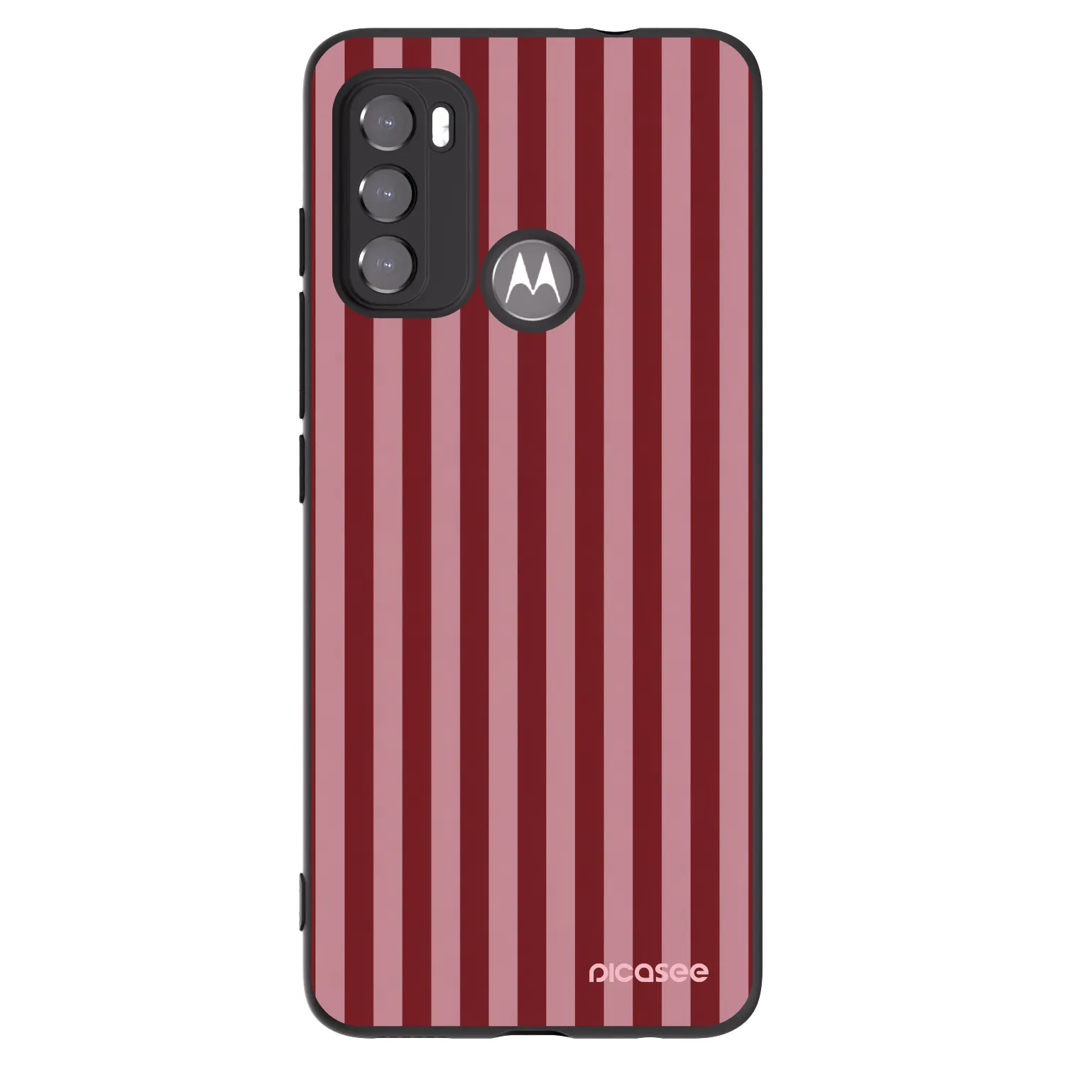 Picasee husă neagră din silicon pentru Motorola Moto G60 - Dawn