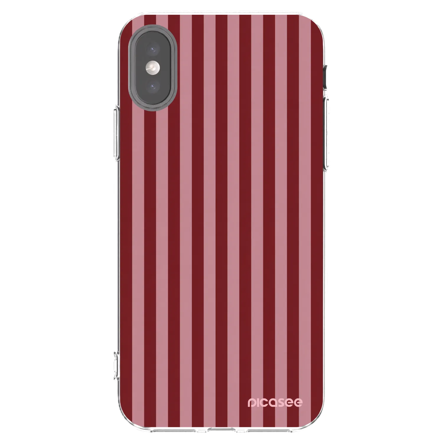 Picasee husă transparentă din silicon pentru Apple iPhone X/XS - Dawn