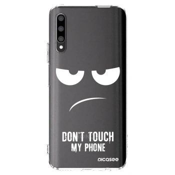Picasee husă transparentă din silicon pentru Honor 9X Pro - Don't Touch My Phone