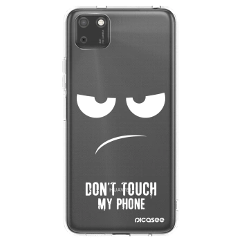 Picasee husă transparentă din silicon pentru Huawei Y5P - Don't Touch My Phone